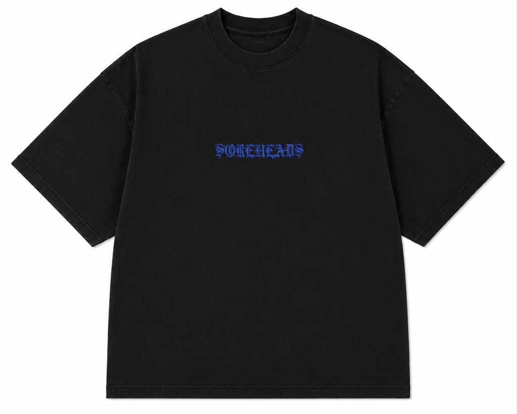 Oversized Midnight Black/Royal Blue